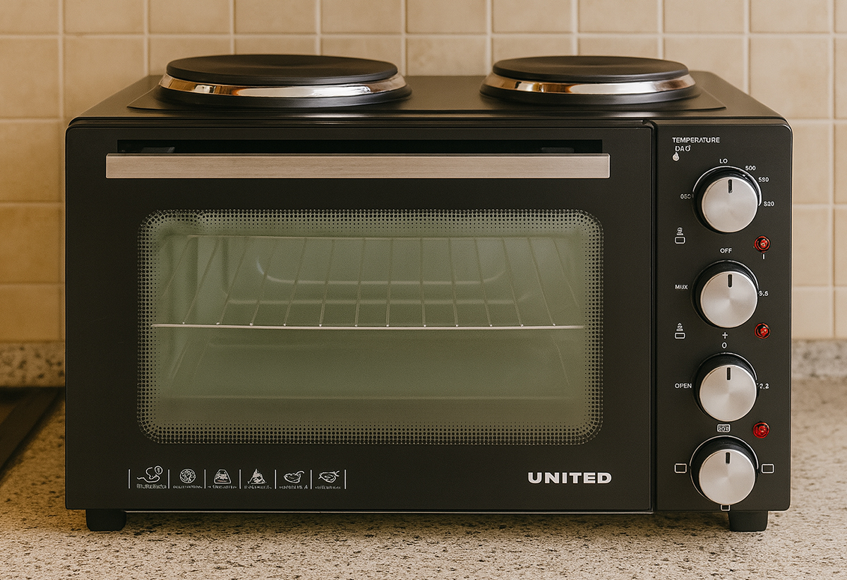 Απεικονίζεται το κουζινάκι σε πάγκο κουζίνας.